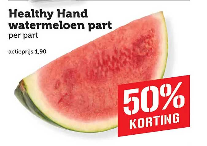 Healthy Hand watermeloen part per part 50% KORTING