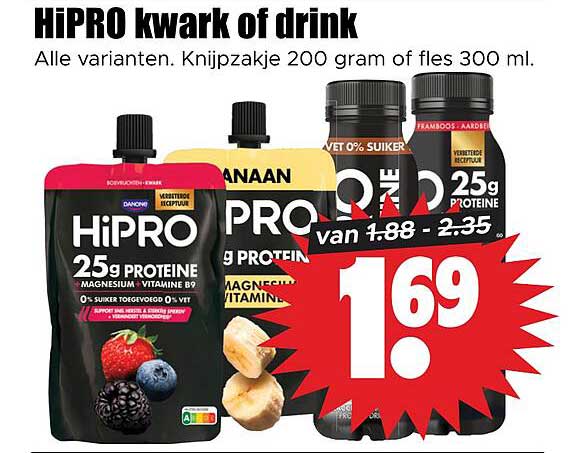 HiPRO kwark of drink