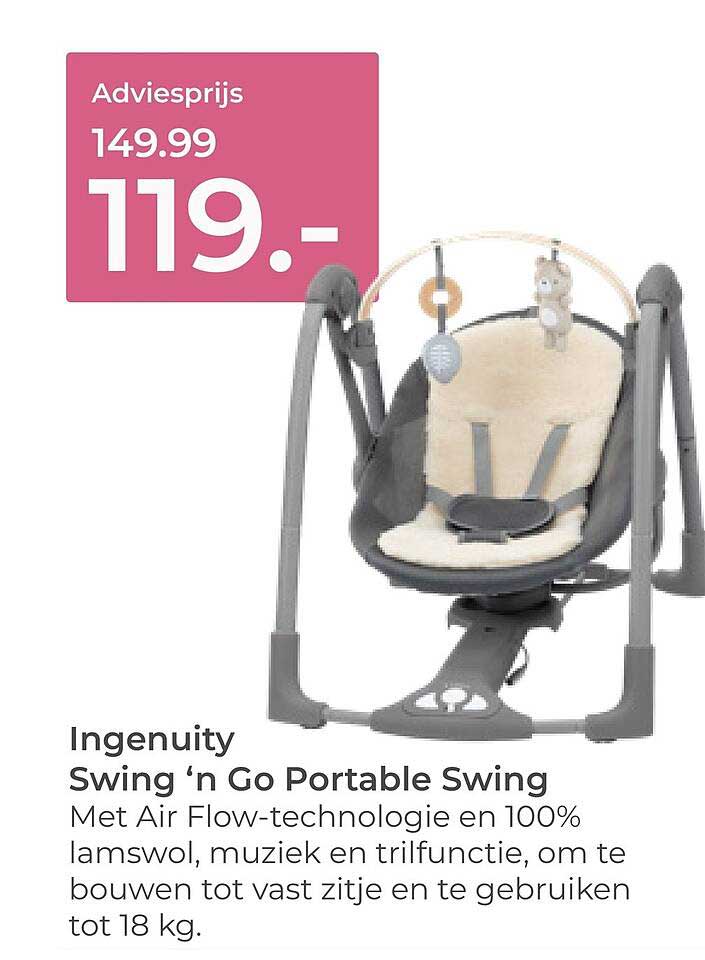 Ingenuity Swing 'n Go Portable Swing