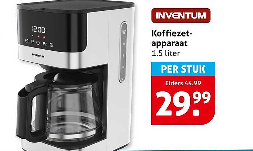 Inventum Koffiezetapparaat 1.5 liter