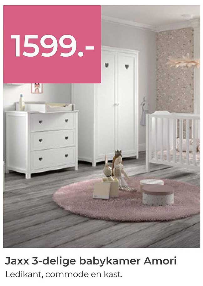 Jaxx 3-delige babykamer Amori