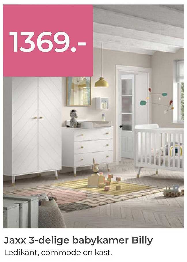 Jaxx 3-delige babykamer Billy