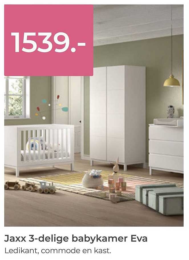 Jaxx 3-delige babykamer Eva