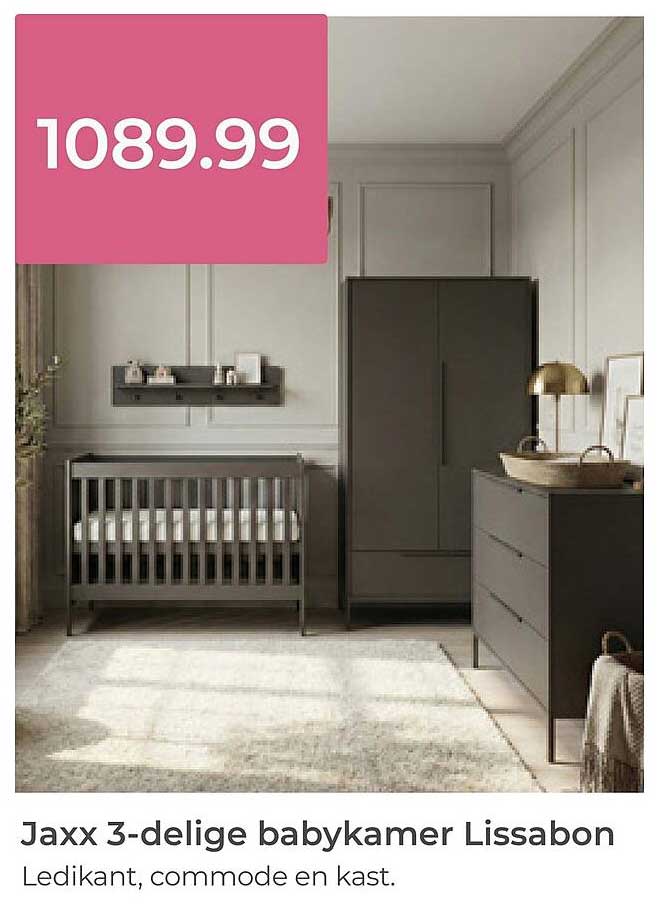 Jaxx 3-delige babykamer Lissabon