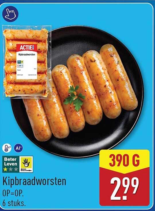 Kipbraadworsten