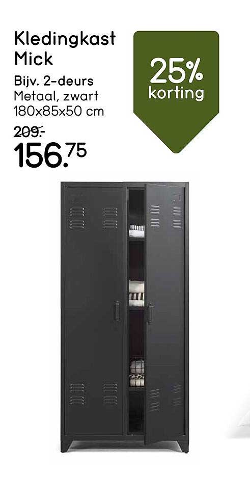 Kledingkast Mick 25% korting