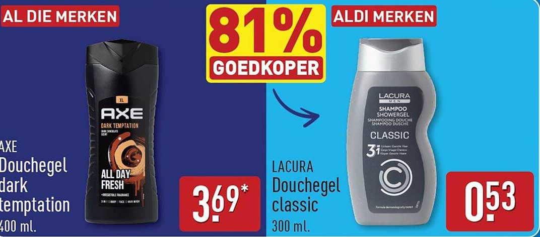 LACURA Douchegel classic 300 ml. 81% GOEDKOPER