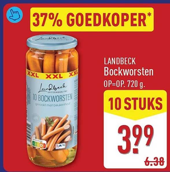 LANDBECK Rockworsten 10 STUKS 37% GOEDKOPER*
