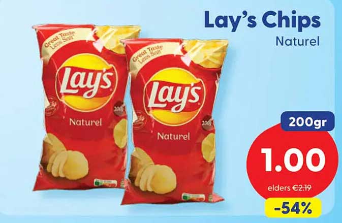 Lay's Chips Naturel 200gr