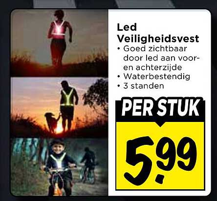 Led Veiligheidsvest