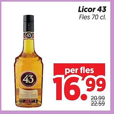 Licor 43 Fles 70 cl. per fles