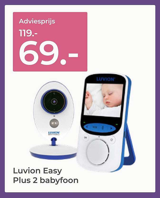 Luvion Easy Plus 2 babyfoon