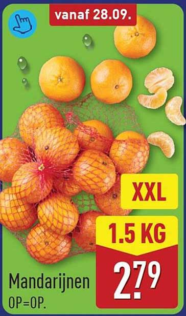 Mandarijnen XXL 1.5 KG