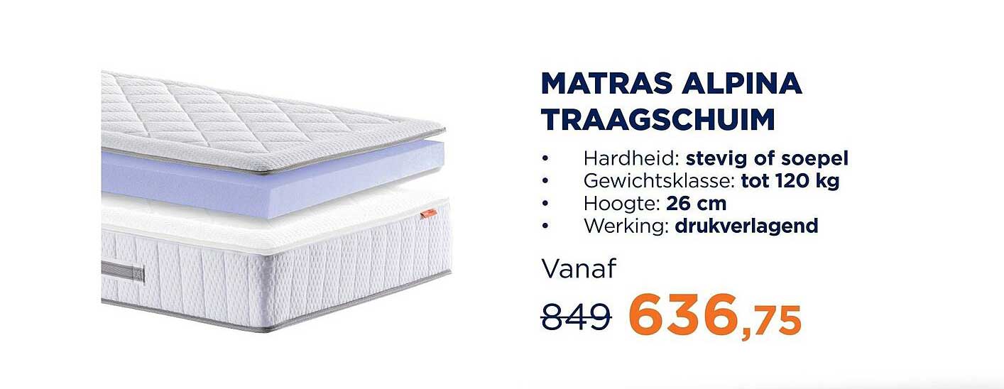 MATRAS ALPINA TRAAGSCHUIM