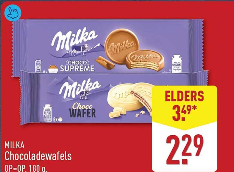 MILKA Chocoladewafels