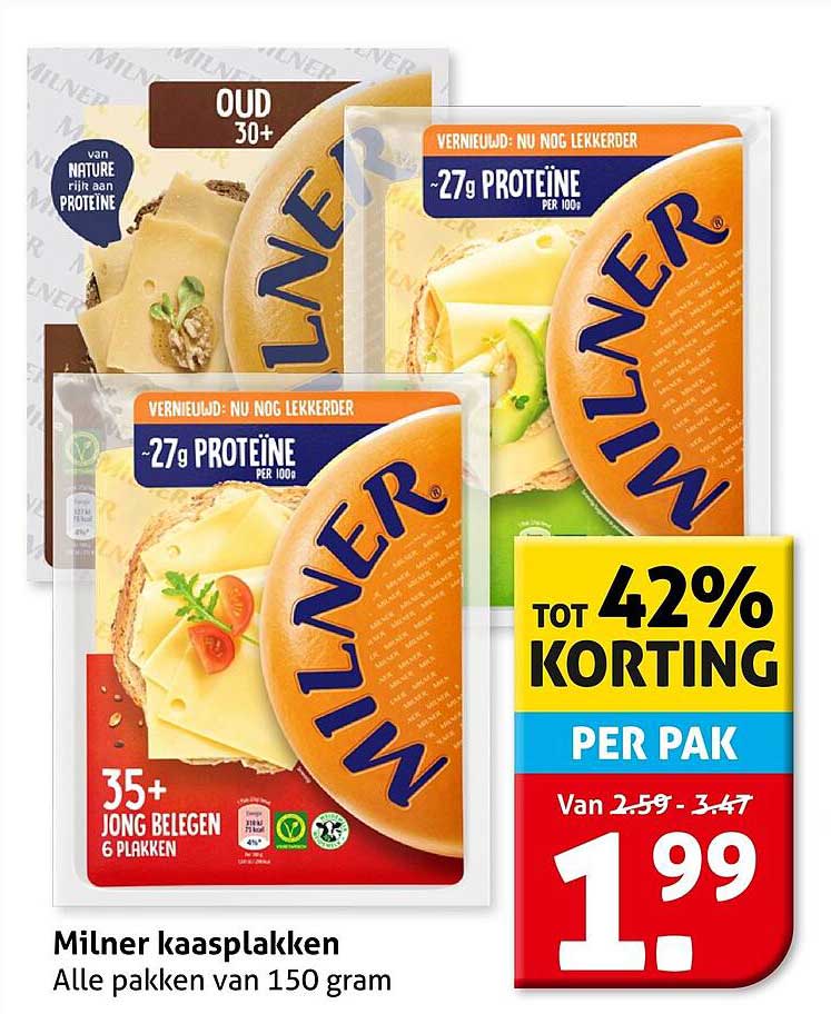 Milner kaasplakken