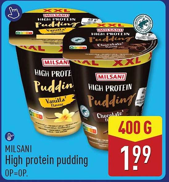 Milsani High protein pudding
