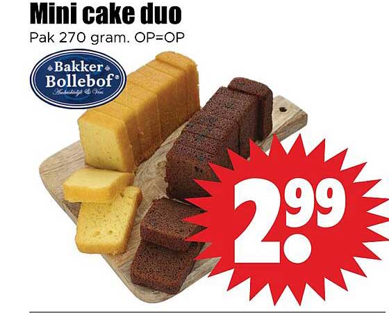 Mini cake duo