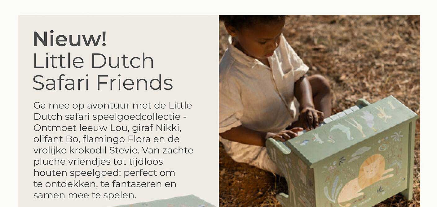 Nieuw! Little Dutch Safari Friends