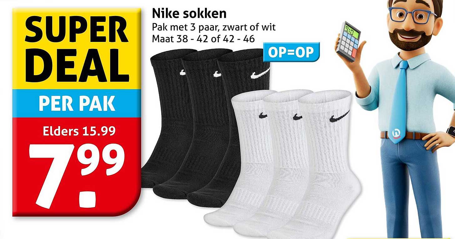 Nike sokken