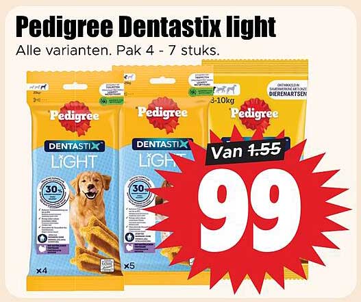 Pedigree Dentastix light