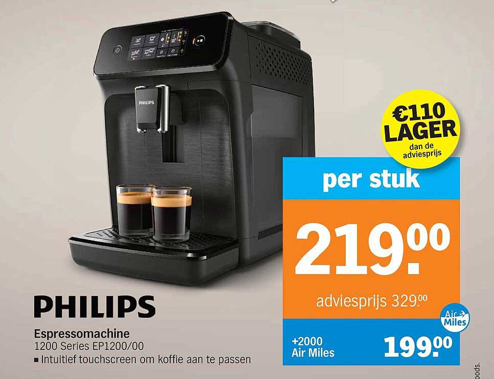 PHILIPS Espressomachine 1200 Series EP1200/00