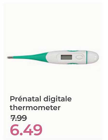 Prénatal digitale thermometer