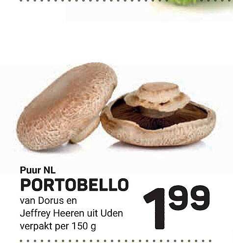 Puur NL PORTOBELLO van Dors en Jeffrey Heeren uit Uden verpakt per 150 g