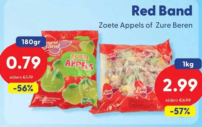 Red Band Zoete Appels of Zure Beren