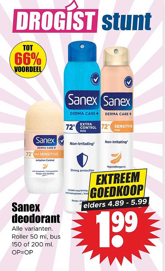 Sanex deodorant