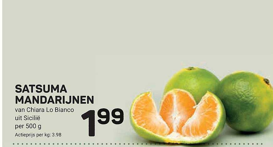 SATSUMA MANDARIJNEN