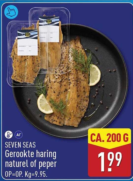SEVEN SEAS Gerookte haring naturel of peper