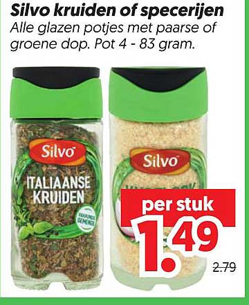Silvo kruiden of specerijen