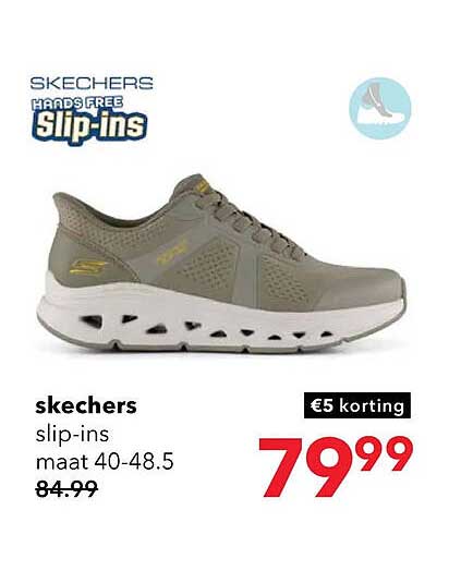 skechers slip-ins maat 40-48.5 €5 korting