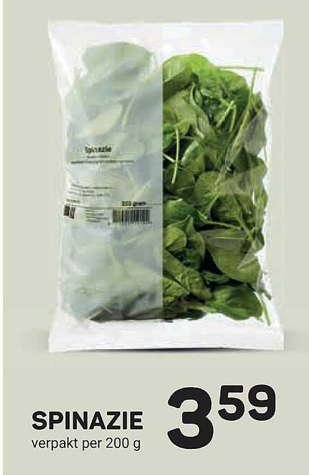SPINAZIE verpakt per 200 g