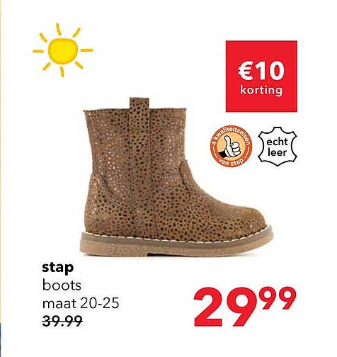 stap boots maat 20-25