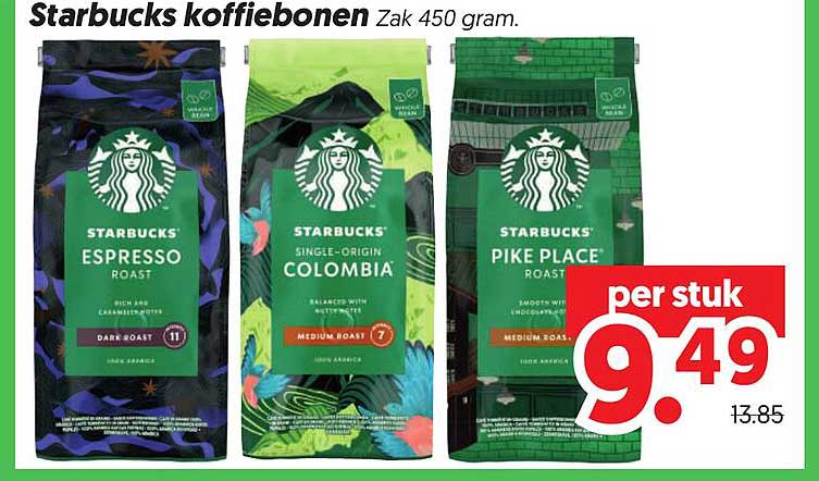 Starbucks koffiebonen Zak 450 gram