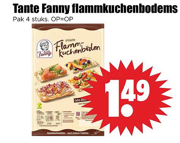 Tante Fanny flammkuchenbodems