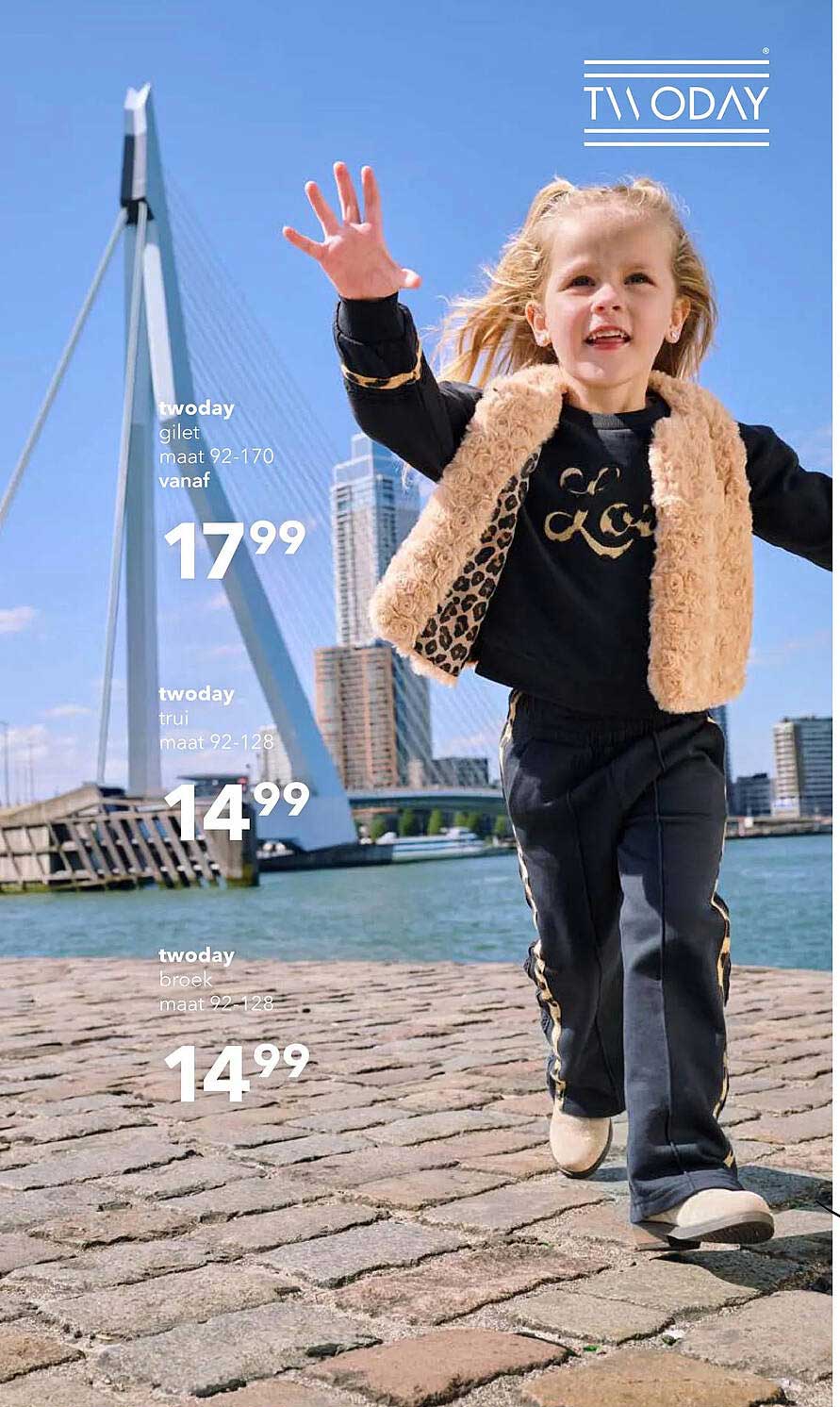 twoday gilet maat 92-170 vanaf