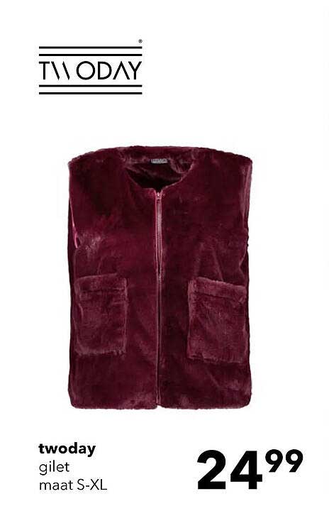 twoday gilet maat S-XL