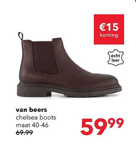 van beers chelsea boots maat 40-46