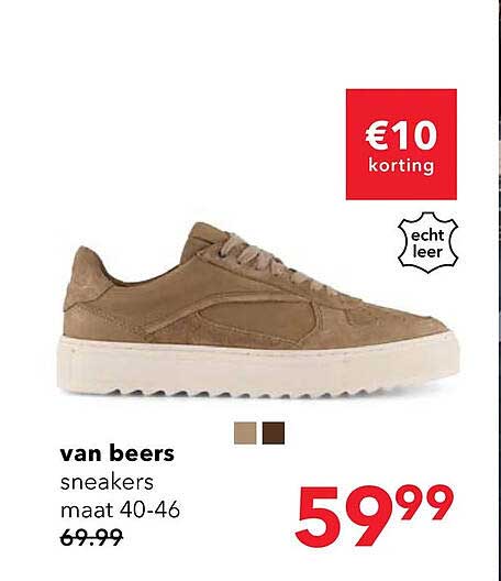 van beers sneakers maat 40-46