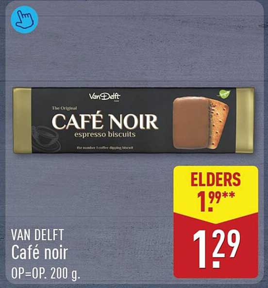 VAN DELFT Café noir OP=OP. 200 g.