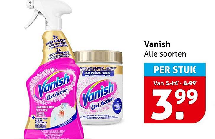 Vanish Alle soorten PER STUK