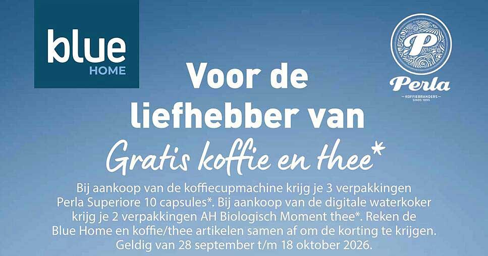 Voor de liefhebber van Gratis koffie en thee*