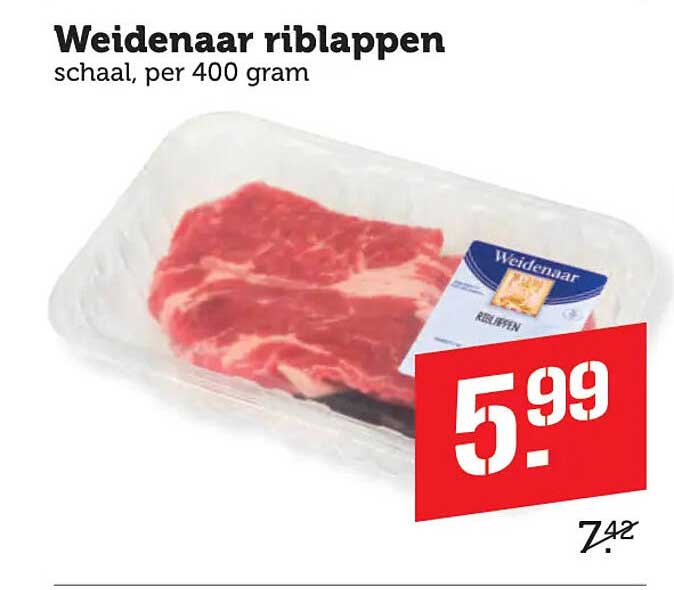Weidenaar riblappen
