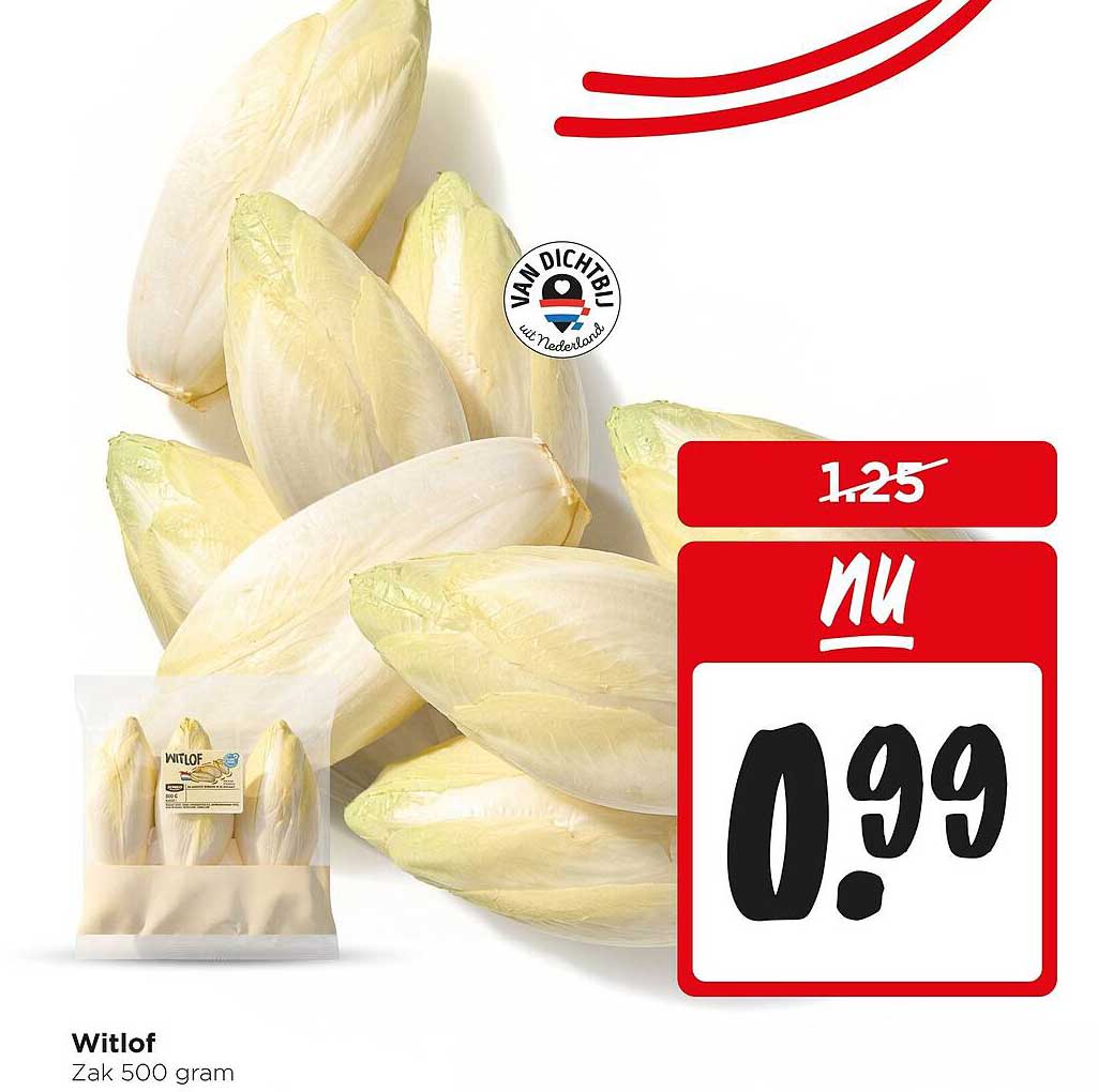Witlof Zak 500 gram