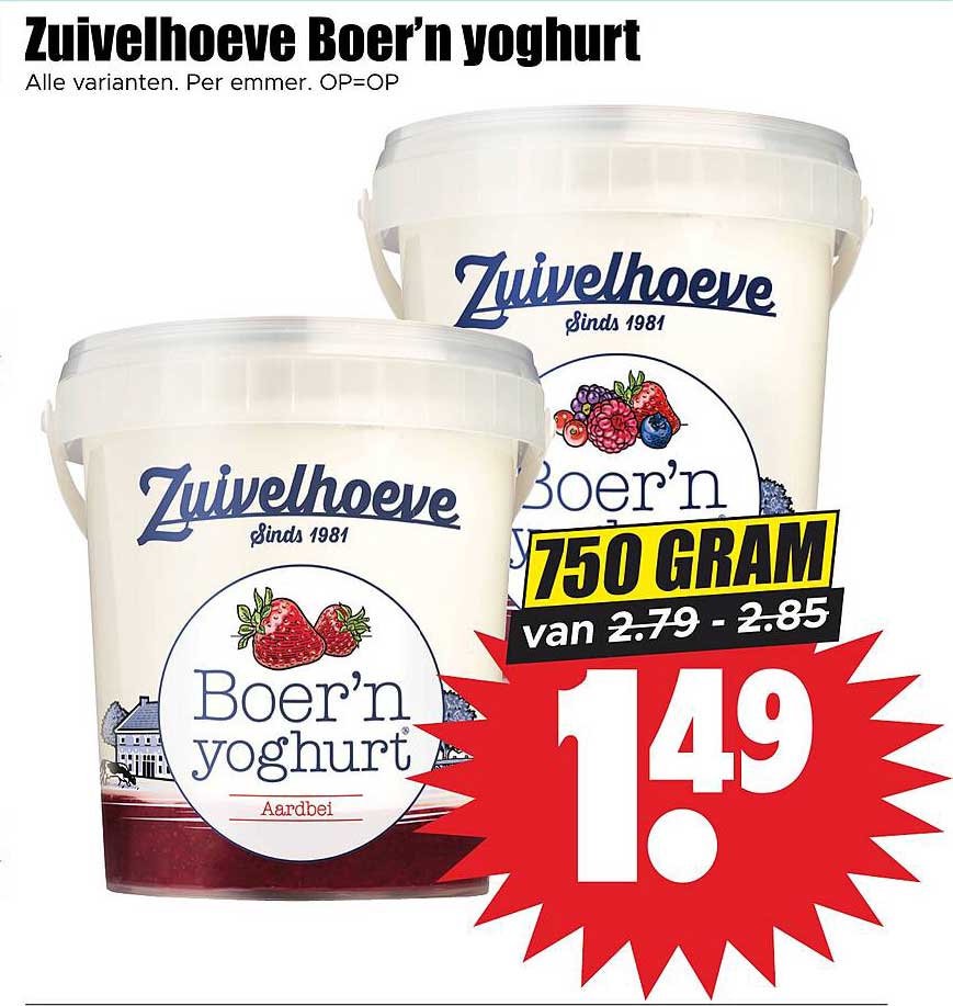 Zuivelhoeve Boer’n yoghurt