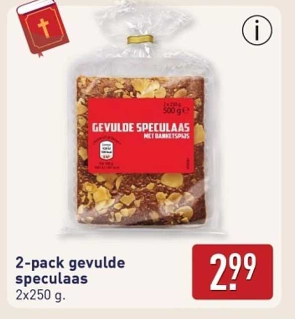 2-pack gevulde speculaas