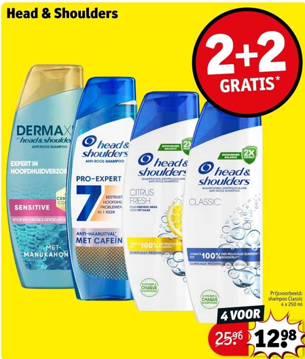 2+2 GRATIS* Head & Shoulders